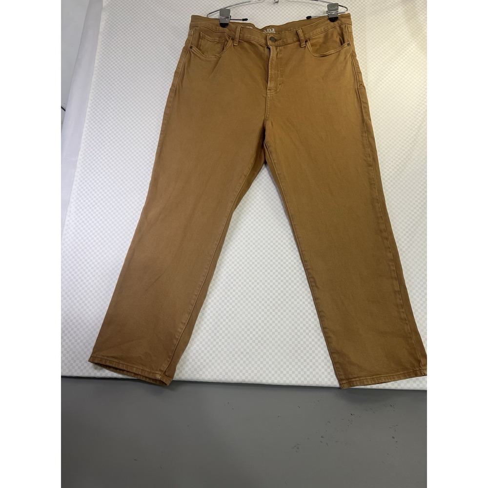 Anna Brand, High-rise, Straight, Ankle Length, Brown Jeans - Size 18